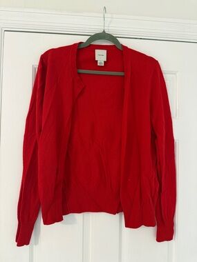 Calvin Klein Women's Bright Red Cardigan